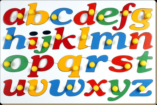 Little Genius AL63 Jumbo Cursive Alphabets with Big Knobs