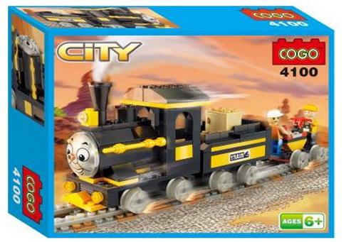 COGO City Thomas Train Self Locking Blocks