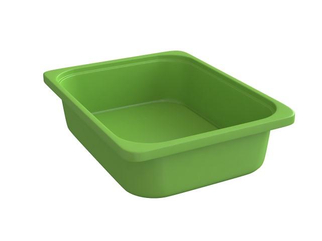 Rounded Throwin Storage Bins Small Green
