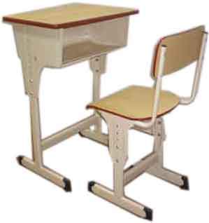 single desk and chair height adjustable lf 0331
