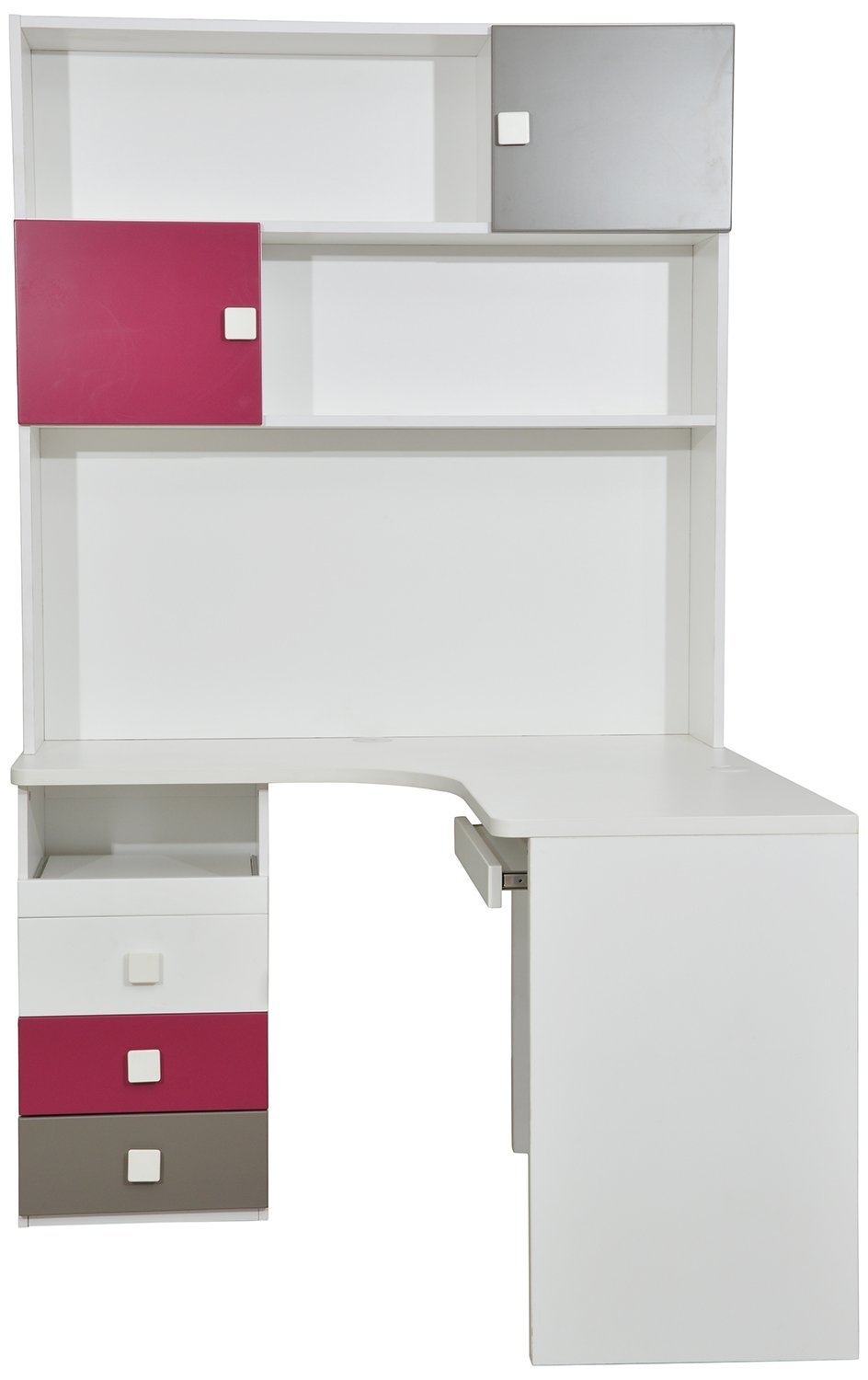 Magic Grey and Magenta Study Table for Kids