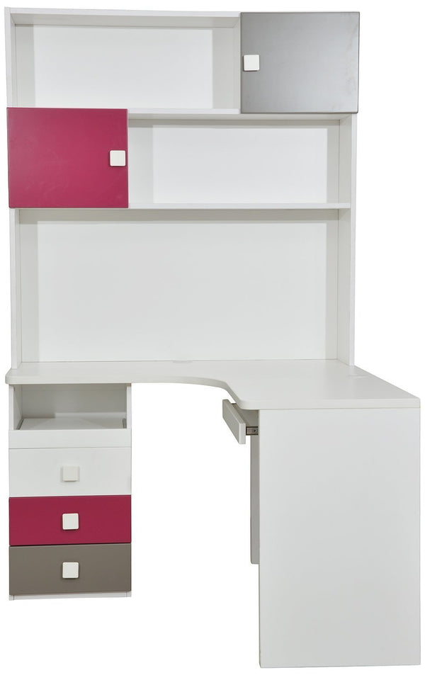 Magic Grey and Magenta Study Table for Kids