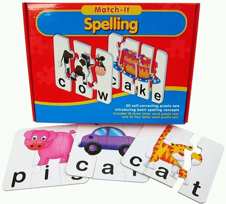 Match It Spelling Puzzle